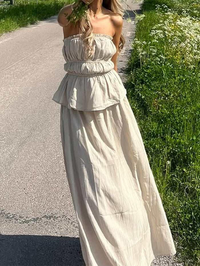 Zaffi Co ord Set - Apricot