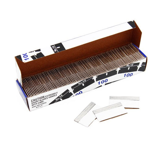 12 Single Edge Razor 1in  Blades 100 Pack - Windows101