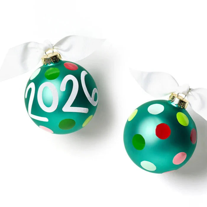2026 Glass Ornament