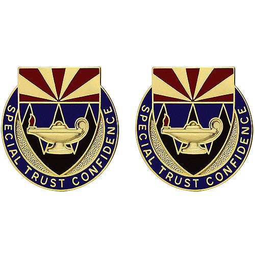 215th Regiment Unit Crest (Special Trust Confidence) Army Unit Crests