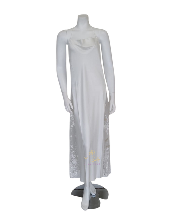 Rya Collection 219 Darling Lace Panel Gown myselflingerie.com