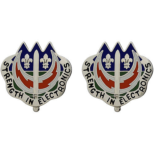228th Signal Brigade Unit Crest (Strength in Electronics) Army Unit Crests