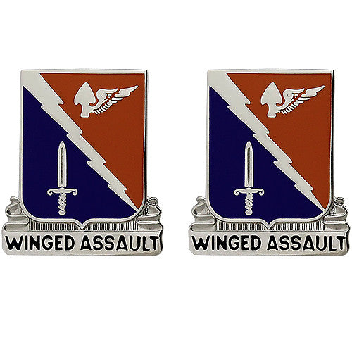 229th Aviation Regiment Unit Crest (Winged Assault) Army Unit Crests