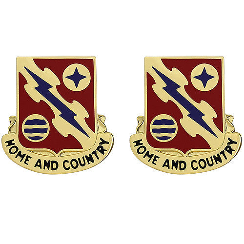 265th ADA (Air Defense Artillery) Regiment Unit Crest (Home and Country) Army Unit Crests