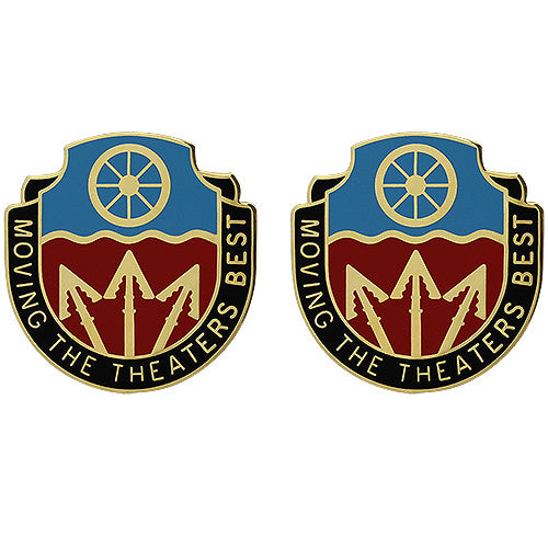 272nd Transportation Battalion Unit Crest (Moving the Theaters Best) Army Unit Crests