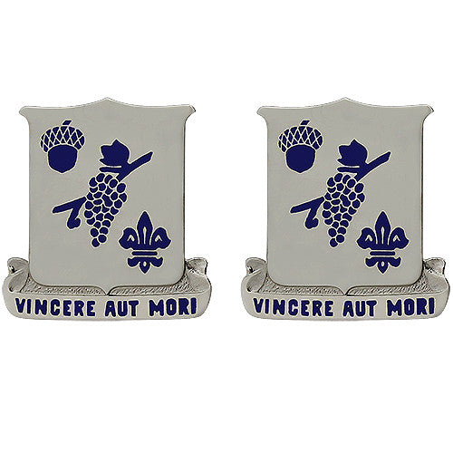 289th Regiment Unit Crest (Vincere Aut Mori) Army Unit Crests