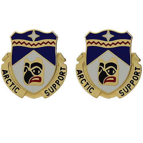 297th Support Battalion Unit Crest (Arctic Support) Army Unit Crests