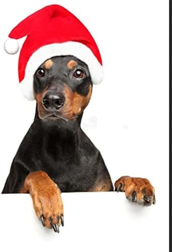 2Pcs Mini Dog Santa Hat for Dog Cat Clothing Pet Clever