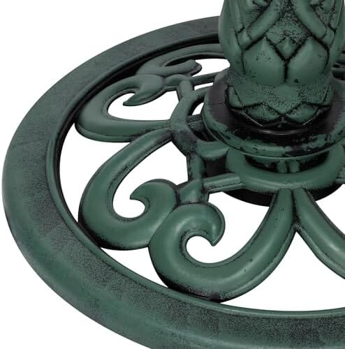 3-Tiered Pedestal Water Fountain and Birdbath Fountain Pump Pet Clever