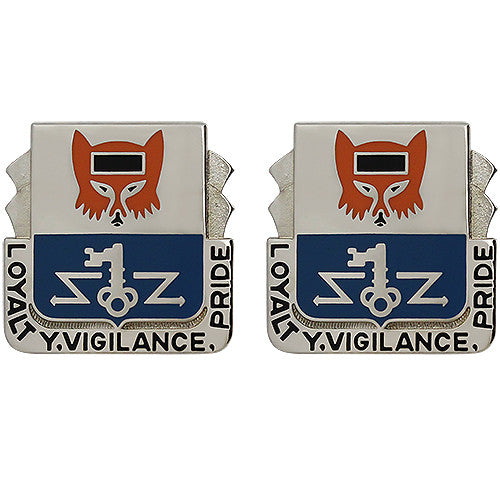302nd Military Intelligence Battalion Unit Crest (Loyalty, Vigilance, Pride) Army Unit Crests