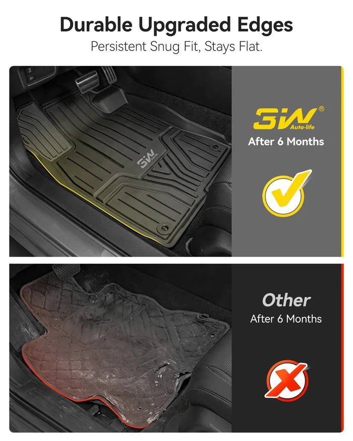 3W 2022-2027 Honda Civic Hybrid Floor Mats | Thorex™ All-Weather Protection