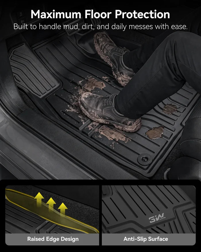 3W 2022-2027 Honda Civic Hybrid Floor Mats | Thorex™ All-Weather Protection