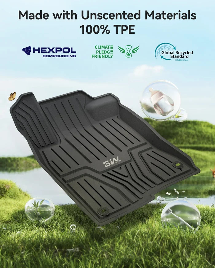 3W 2022-2027 Honda Civic Hybrid Floor Mats | Thorex™ All-Weather Protection