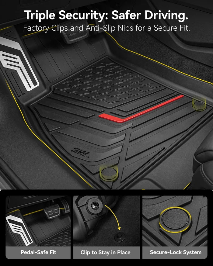 3W 2026-2027 Audi A6 Floor Mats | Thorex™ All Weather Protection (Not Fit PHEV)