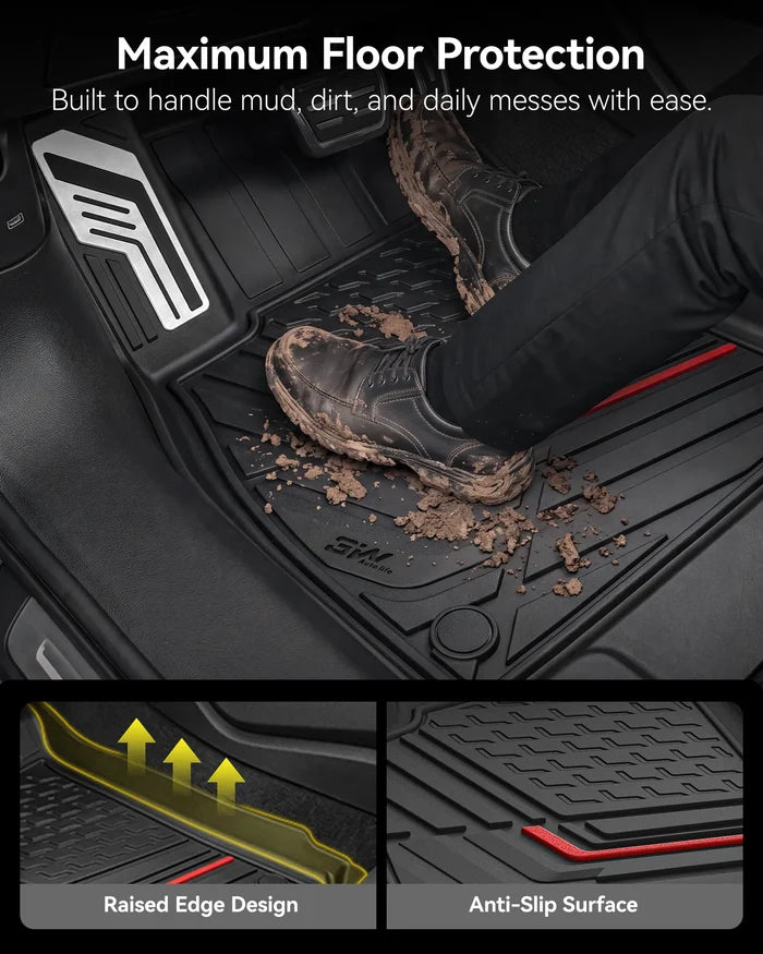 3W 2026-2027 Audi A6 Floor Mats | Thorex™ All Weather Protection (Not Fit PHEV)