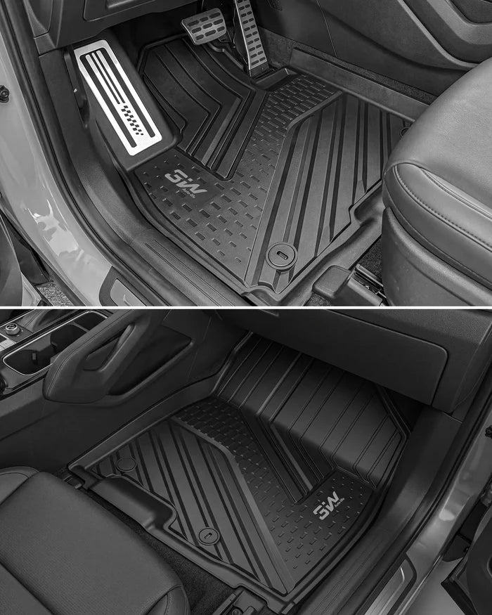 3W 2027 Kia Telluride Hybrid 7 & 8 Seats Floor Mats & Cargo Liner | Thorex™ All-Weather Protection