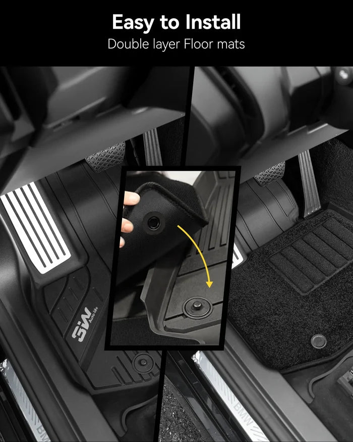 3W BMW X3 2025-2026 Floor Mats & Cargo Liner Full Set Thorex™ All-Weather Protection - 3Wliners