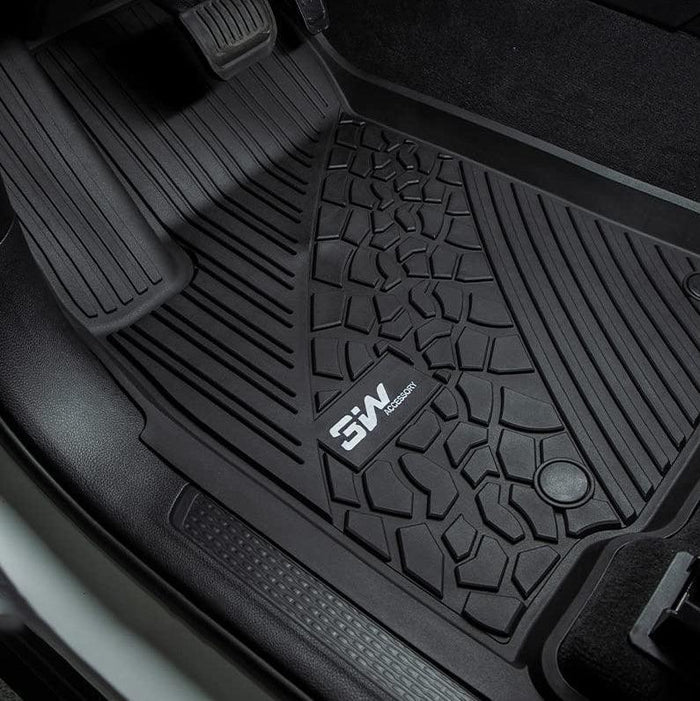 3W Floor Mats Jeep Grand Cherokee 2016-2021 / Grand Cherokee WK 2022-2023 (Non L) Custom Cargo Liner TPE Material & All-Weather Protection Vehicles & Parts 3Wliners