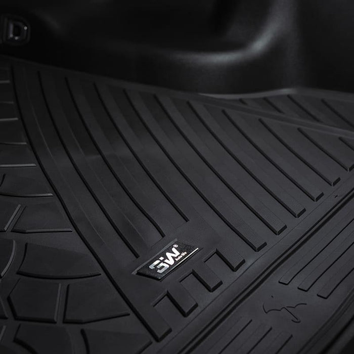 3W Floor Mats Jeep Grand Cherokee 2016-2021 / Grand Cherokee WK 2022-2023 (Non L) Custom Cargo Liner TPE Material & All-Weather Protection Vehicles & Parts 3Wliners
