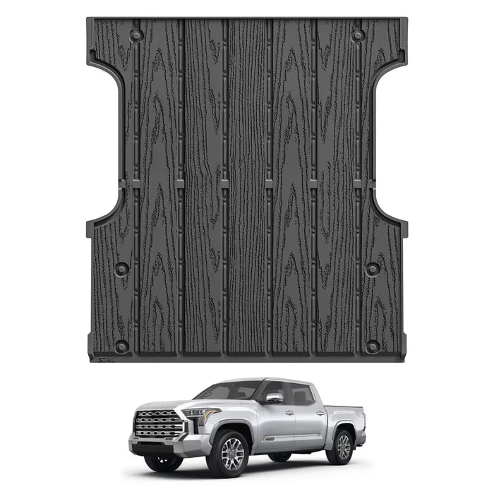 3W Truck Bed Mat for Toyota Tundra 2022-2026, Heavy Duty Tundra Accessories TPE Truck Bed Liner, All Weather Pickup Truck Bed Protection(Only Fit 5.5FT/5.5' Short Bed)