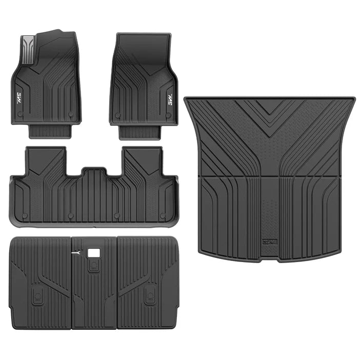 3W Floor Mats / Trunk Mat for Tesla Model Y Juniper 2025-2026  All Weather Protection Floor Mats Trunk Mat Back Seat Cover Set Full Protcetion