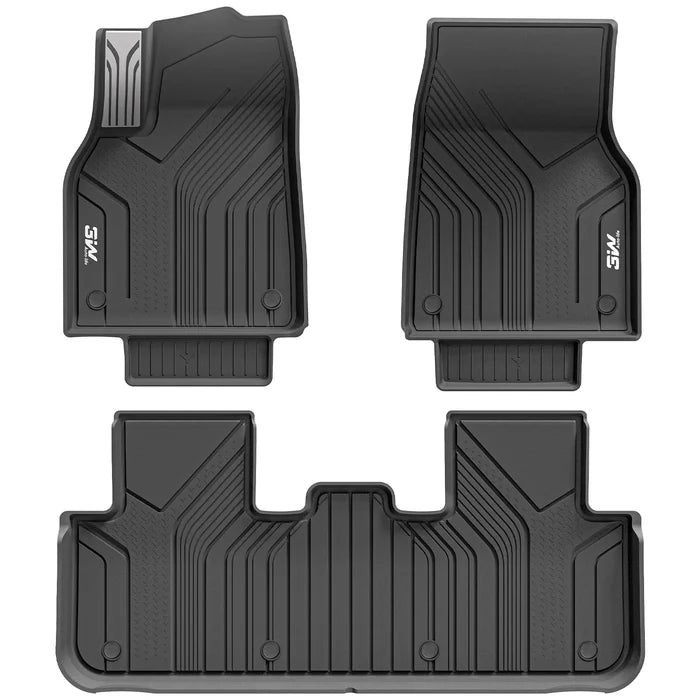 3W Floor Mats / Trunk Mat for Tesla Model Y Juniper 2025-2026  All Weather Protection Floor Mats Trunk Mat Back Seat Cover Set Full Protcetion