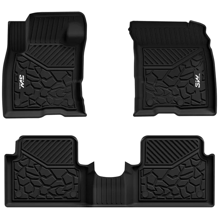 3W Floor Mats for Ford Maverick 2022-2025(Only Fits Gasoline Models) All Weather Floor Liners for Ford Maverick TPE Floor Mats