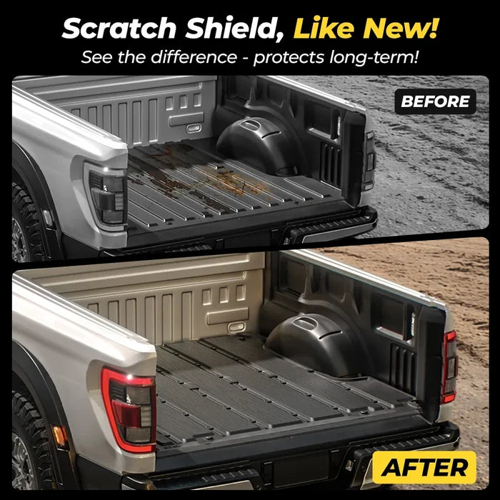 3W Ford Ranger SuperCrew 2024-2026 Bed Liners 5FT TPE Cuatom Bed Mat Durable& Easy to Clean