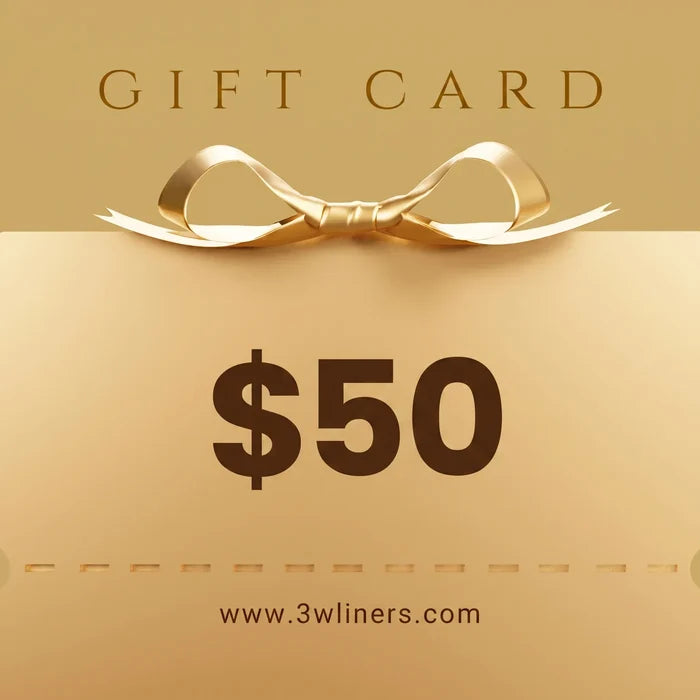 3W Gift Cards $50
