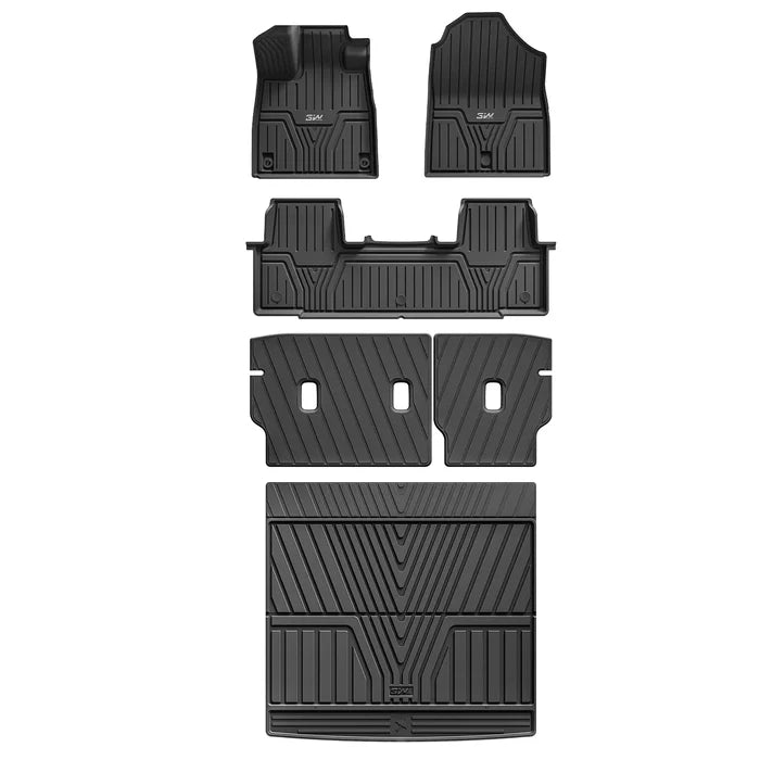 3W Honda Passport 2026 Floor Mats / Cargo Liner Custom Mats Thorex™ All-Weather Protection - 3Wliners
