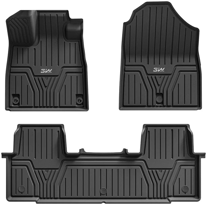 3W Honda Passport 2026 Floor Mats / Cargo Liner Custom Mats Thorex™ All-Weather Protection - 3Wliners