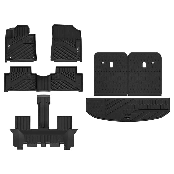 2021-2027 / Sorento (Gas Models Only) 2021-2026 / 1st&2nd&3rd Row Mats+Trunk Mat+Seat Back Protector