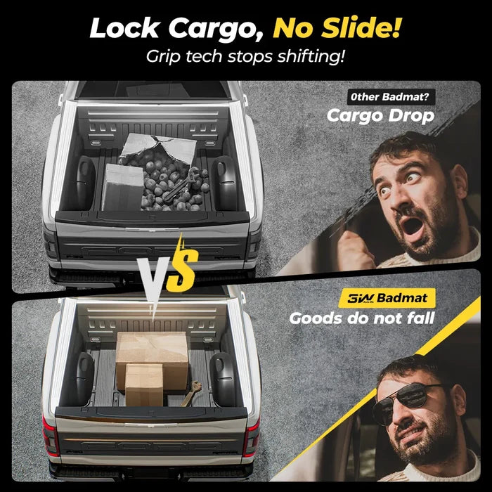 3W Custom Trunk Bed Liner for Pickup, Car Accessories, Anti-Slip, Easy to Clean, All Weather Protection