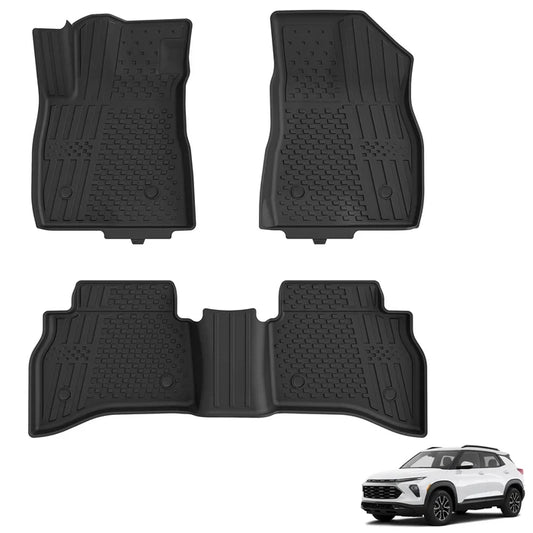 3W Thorex™ Floor Mats for Chevrolet Trailblazer (AWD Only) 2021-2026 All-Weather Protection - 3Wliners   Non-toxic &amp; Odorles    All-Weather Protection   Easy Installation