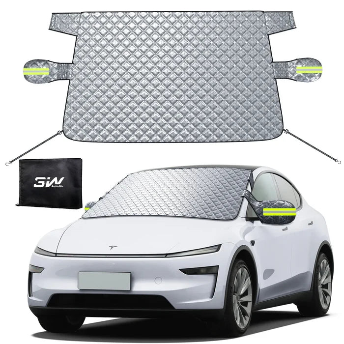 3W Windshield Cover for Ice and Snow  Universal Fit for Car, SUV, Truck and Van,Graphene-Insulated,Triple-Layer Warmth, Universal Fit, UV Protection Car Accesories