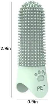 4Pcs 360° Pet Finger Toothbrush Toothbrush Pet Clever