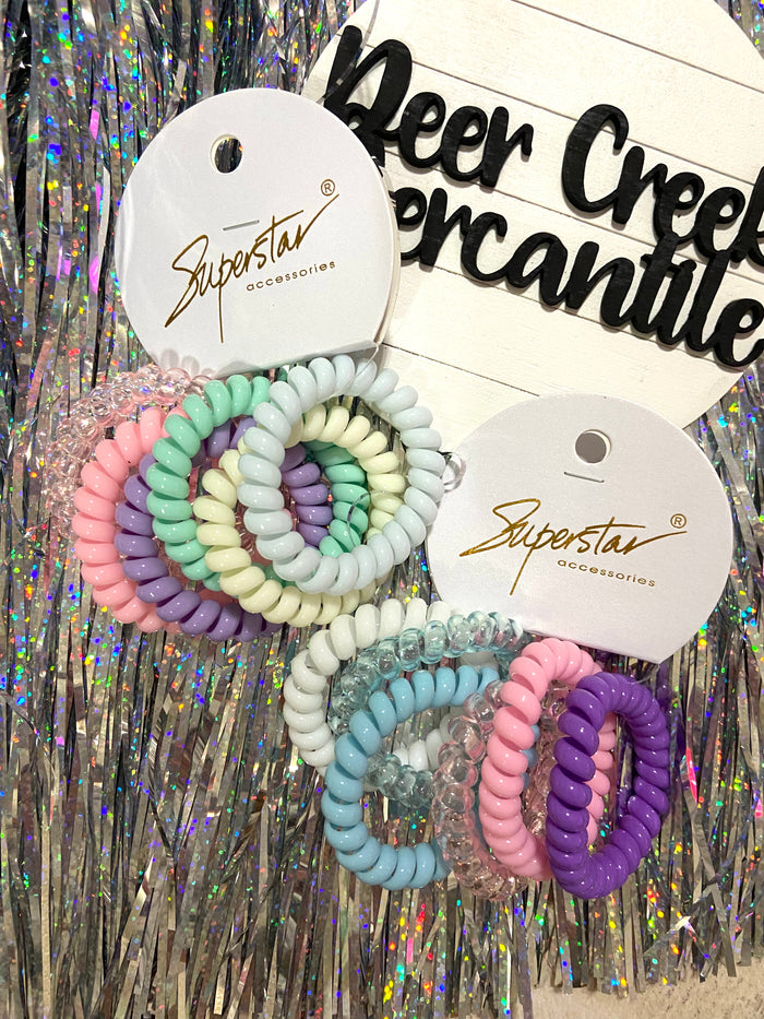 Spiral Hair Tie Set - Deer Creek Mercantile