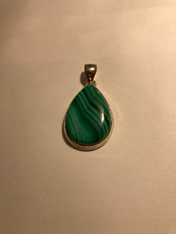 Malachite pendent