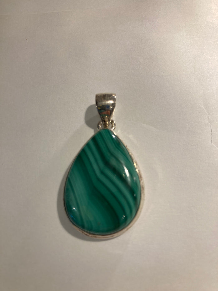 Malachite pendent