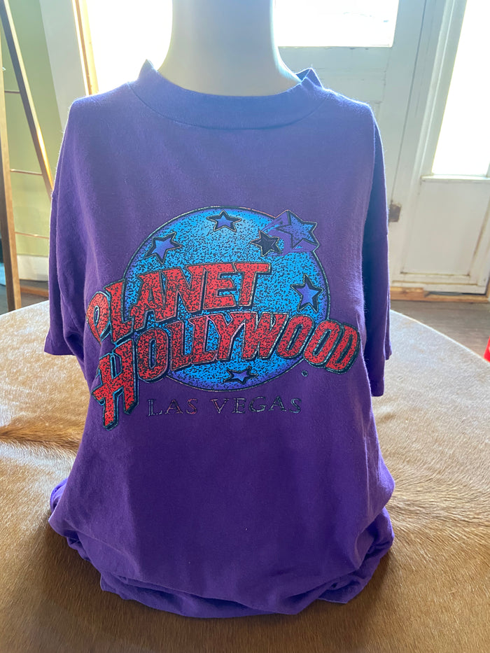 Vintage Planet Hollywood Graphic Tee Made in USA *Size Large - Deer Creek Mercantile