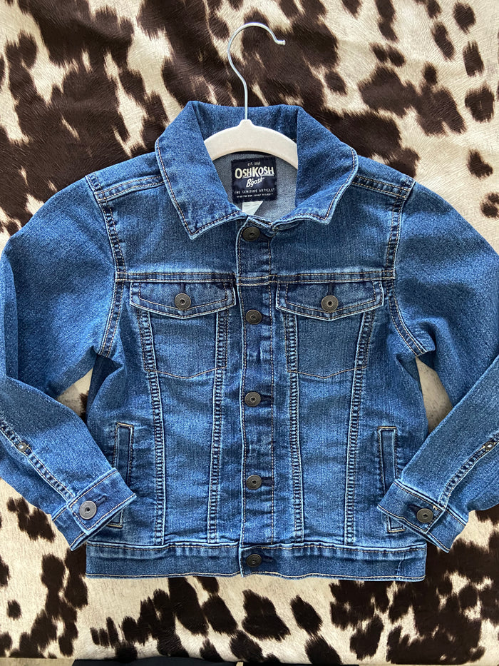 Pre-Loved Oshkosh Denim Jacket *Size 7 YOUTH - Deer Creek Mercantile