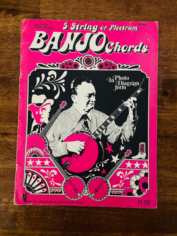 Vintage 5 String Banjo Chords Book - Deer Creek Mercantile