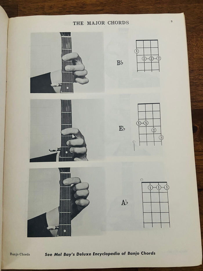 Vintage 5 String Banjo Chords Book - Deer Creek Mercantile