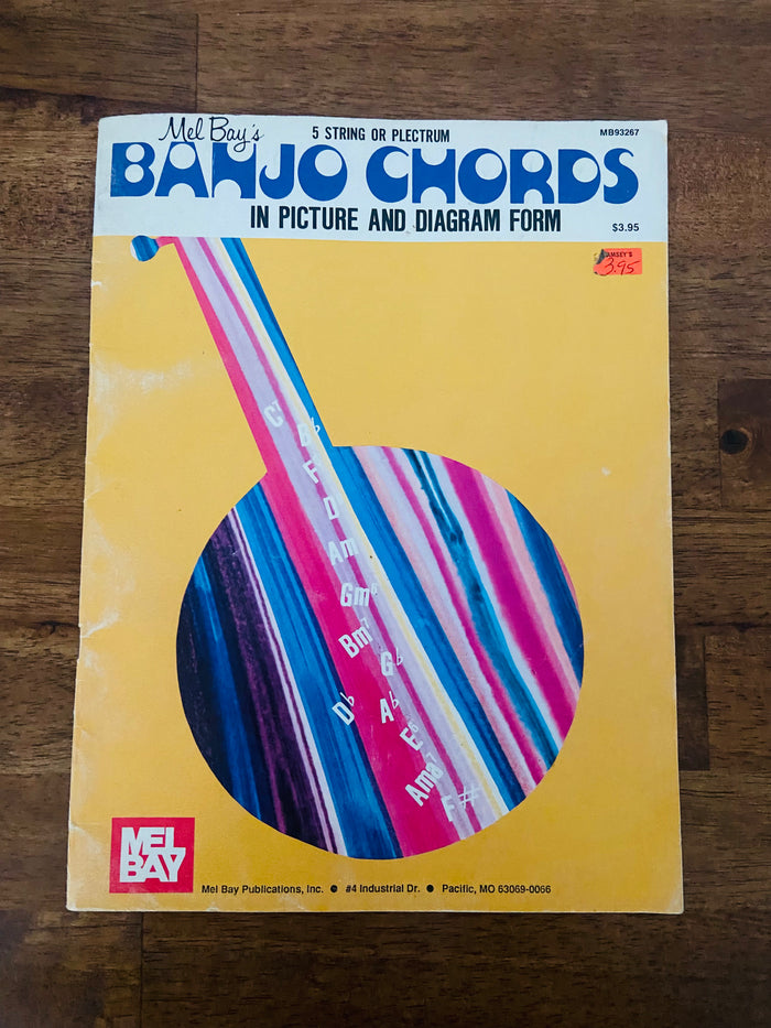 Vintage Mel Bay's Banjo Chords Book - Deer Creek Mercantile