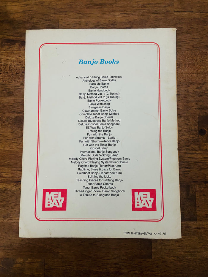 Vintage Mel Bay's Banjo Chords Book - Deer Creek Mercantile