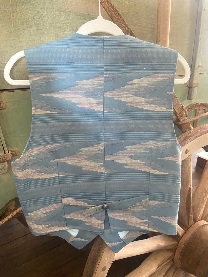 Vintage Men's Southwest Western Vest *Blue - Deer Creek Mercantile