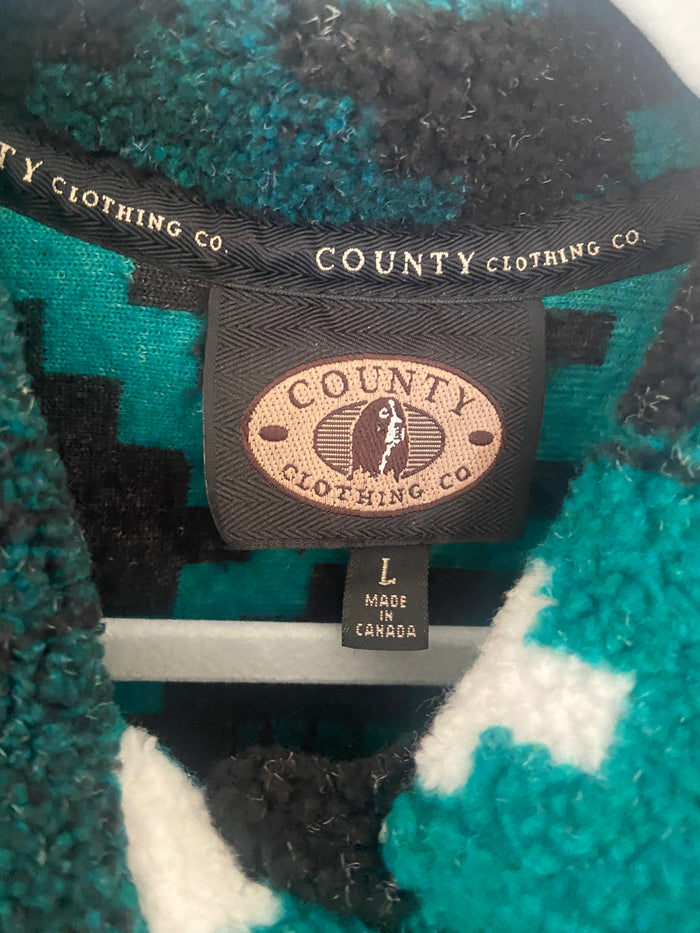 Vintage Southwest Western Vest *Turquoise Size Large - Deer Creek Mercantile