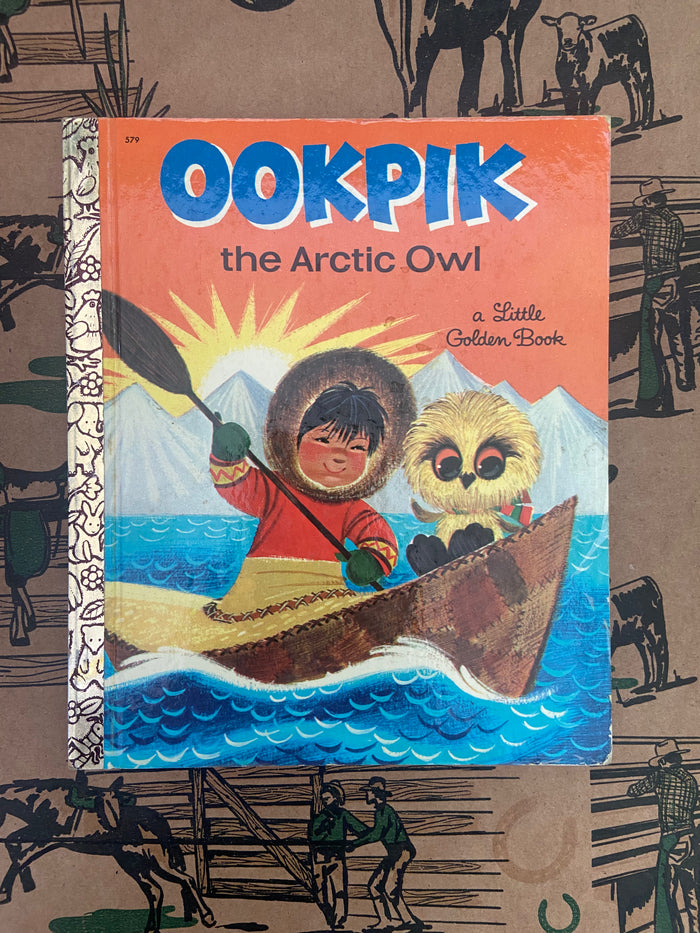 Vintage Little Golden Book - Ookpik The Arctic Owl, Letter A - Deer Creek Mercantile