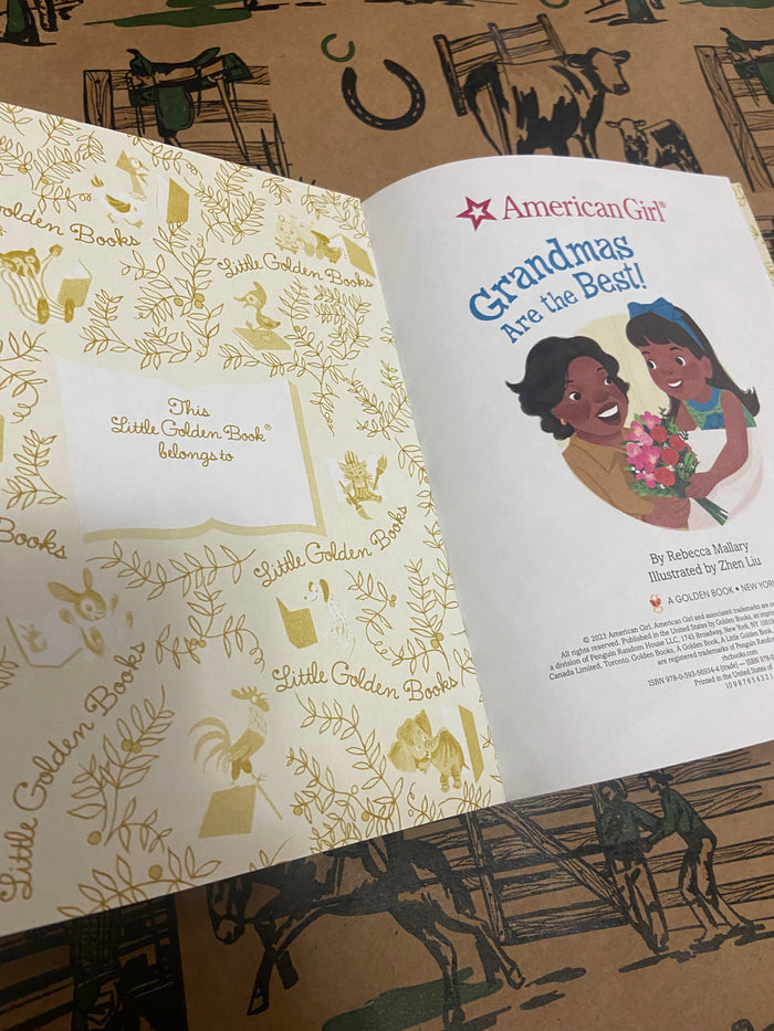 Vintage Little Golden Book - American Girl, Grandma's Are The Best - Deer Creek Mercantile