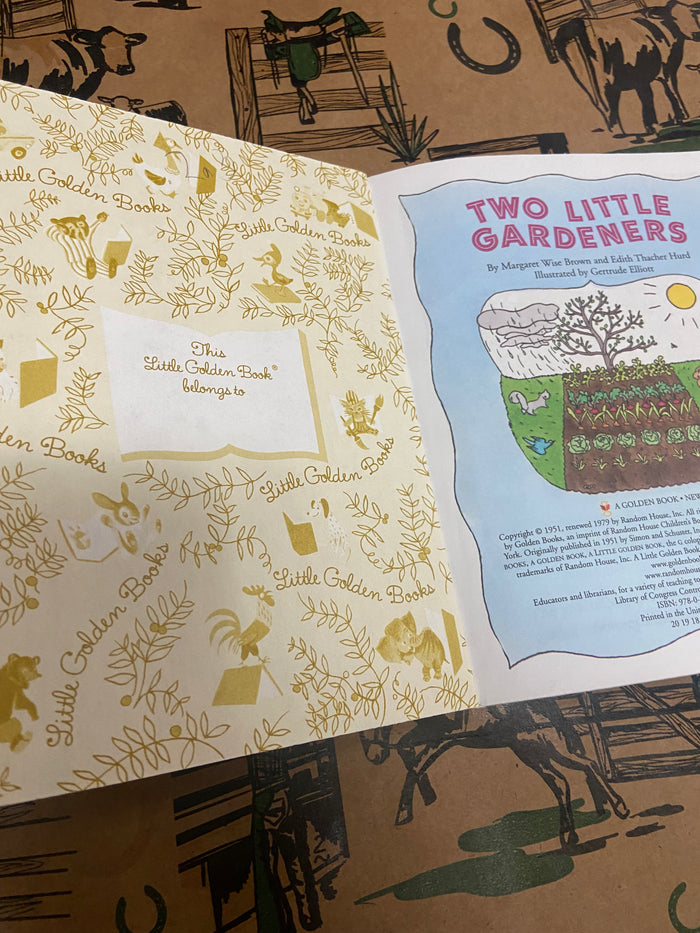 Vintage Little Golden Book - Two Little Gardeners - Deer Creek Mercantile